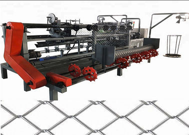 Customized Chain Link Fence Equipment / Chain Link Weaving Machine Compact Design