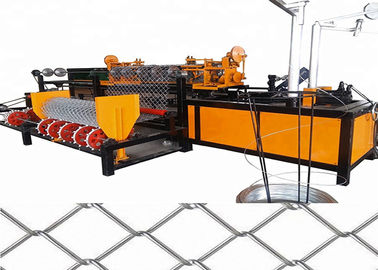 Double Wire Chain Link Fence Making Machine With Advanced Technology Low Noise