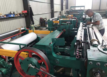 Microgroove Wire Mesh Loom Machine / 1.8m Metal Wire Net Weaving Machine